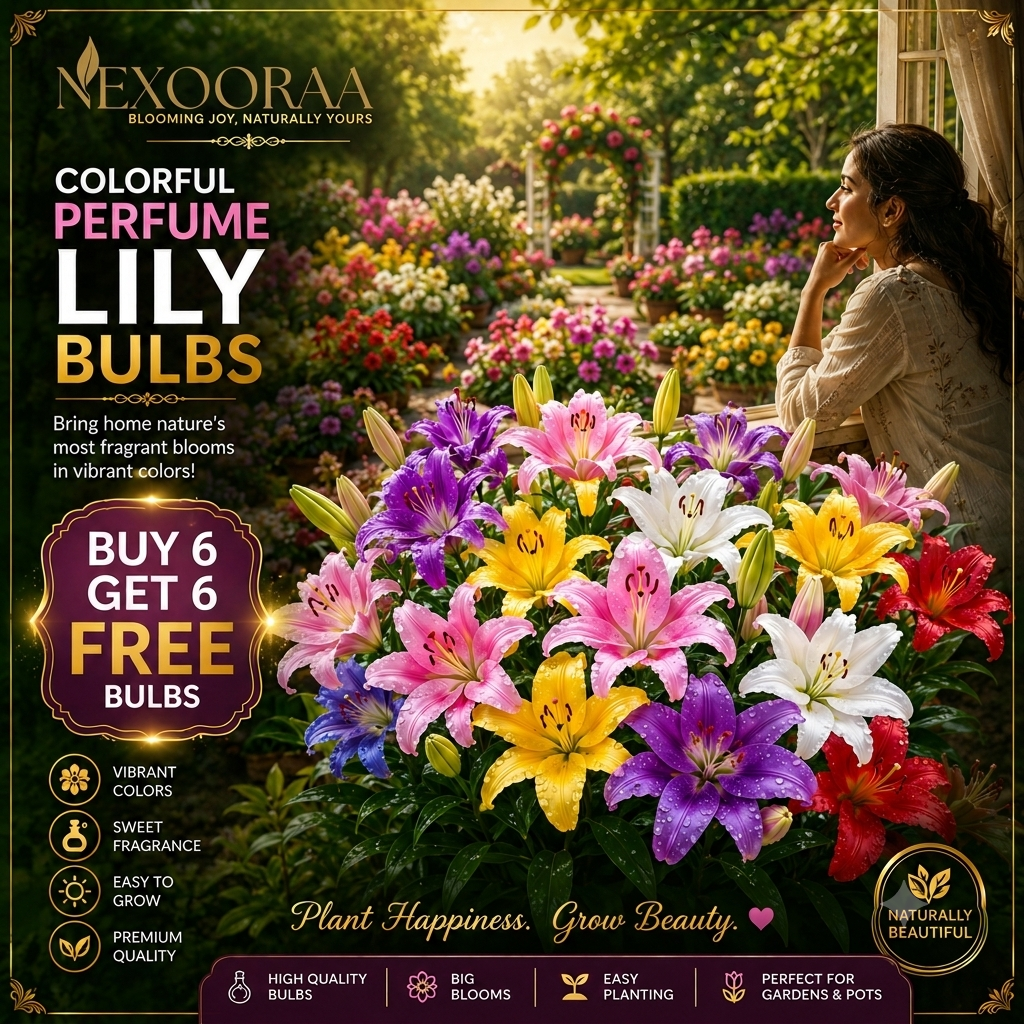 🌺COLORFUL PERFUME LILY BULBS—FRESH AND SWEET | 🔥Buy 6 Get 6 Free Bulbs🔥
