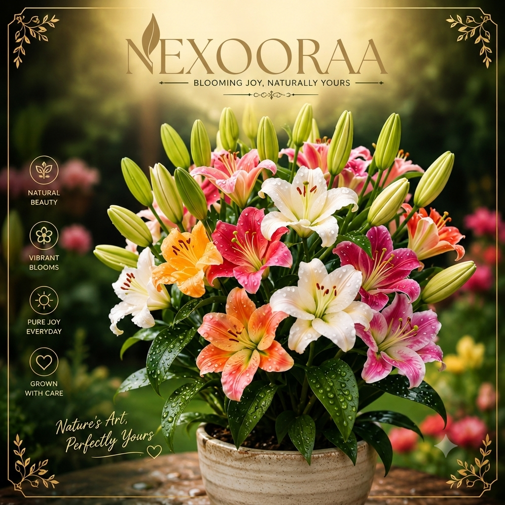 🌺COLORFUL PERFUME LILY BULBS—FRESH AND SWEET | 🔥Buy 6 Get 6 Free Bulbs🔥