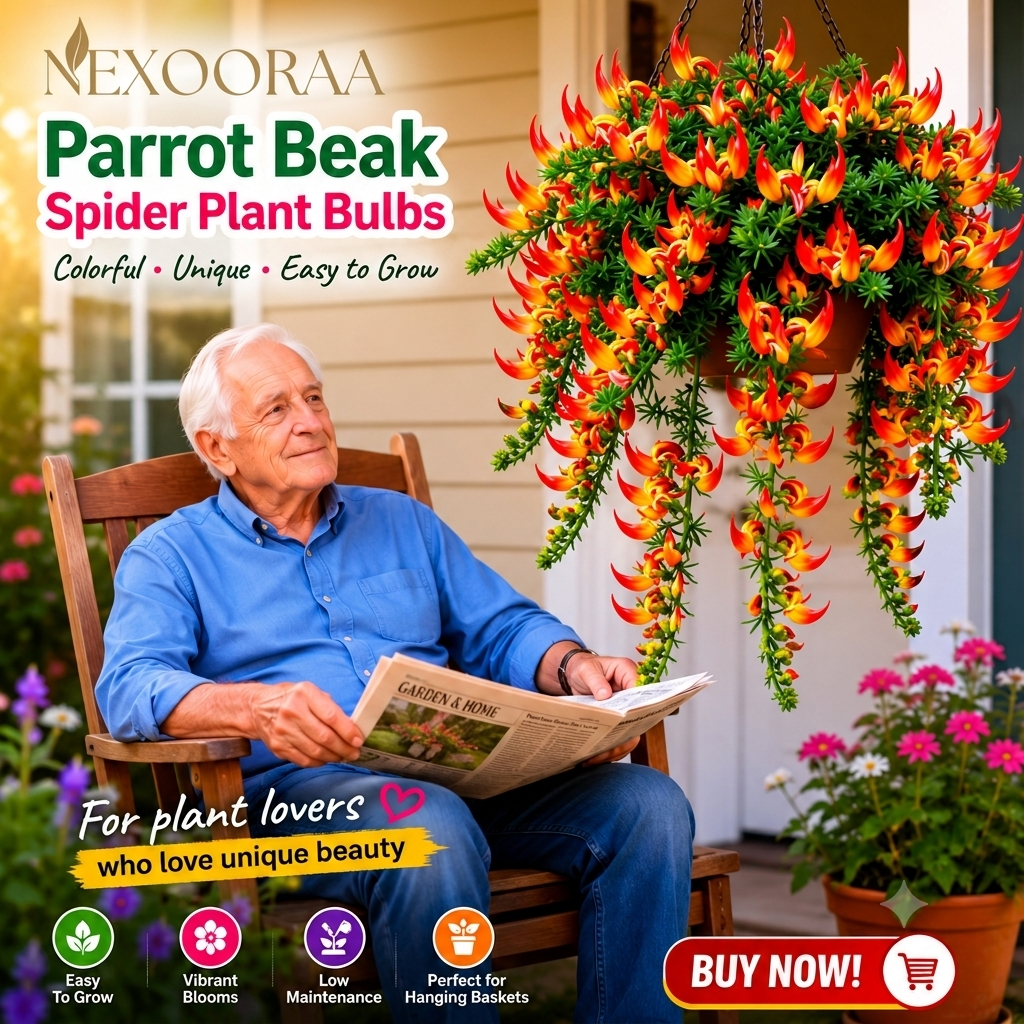 🪴🦜PARROTBEAK SPIDER PLANT BULBS - 🔥 BLOOMS FOR UP TO 300 DAYS A YEAR! 🦜Buy 6 Get 6 Free Bulbs🦜