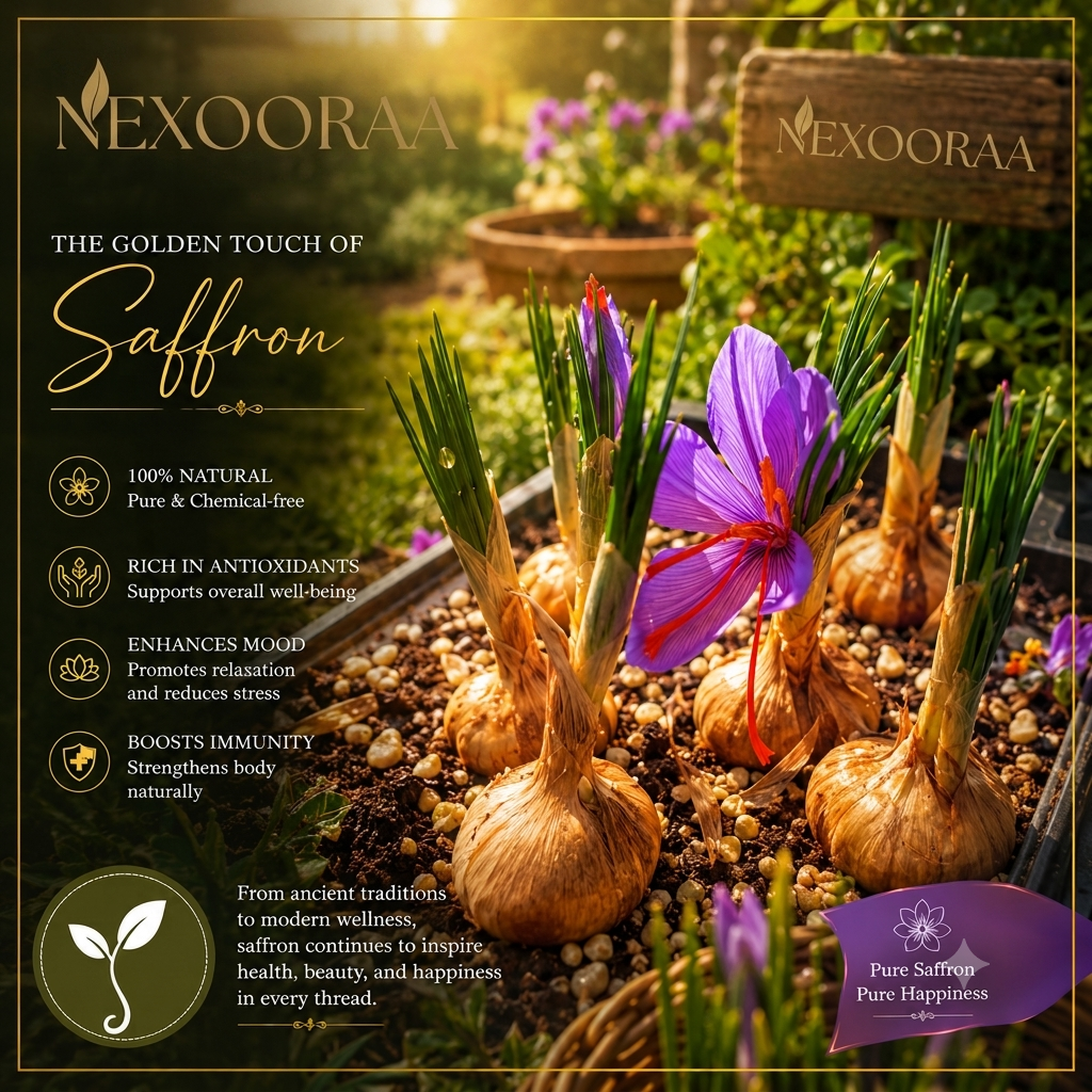 🌹Saffron Bulbs—Gold in the Flower Bulbs🌹🔥Buy 4 Get 4 Free Bulbs🔥