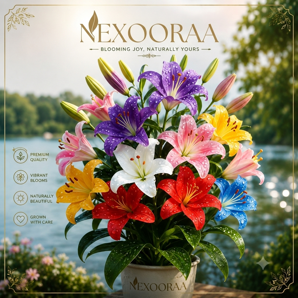 🌺COLORFUL PERFUME LILY BULBS—FRESH AND SWEET | 🔥Buy 6 Get 6 Free Bulbs🔥