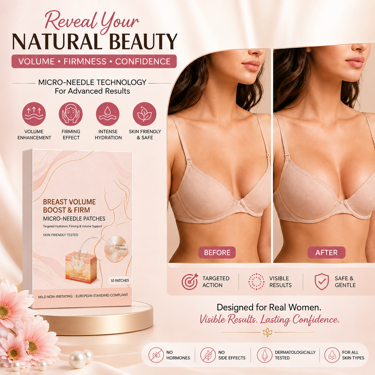 ✨HOT SELL 50% Off TODAY✨LIMITED OFFER 🔥Breast Enhance Microneedle Patch