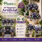 🔥Last Day 50% OFF🔥UV Resistant Artificial Petunias Flowers Bulbs🌸 Buy 6 Get 6 Free Bulbs🌸