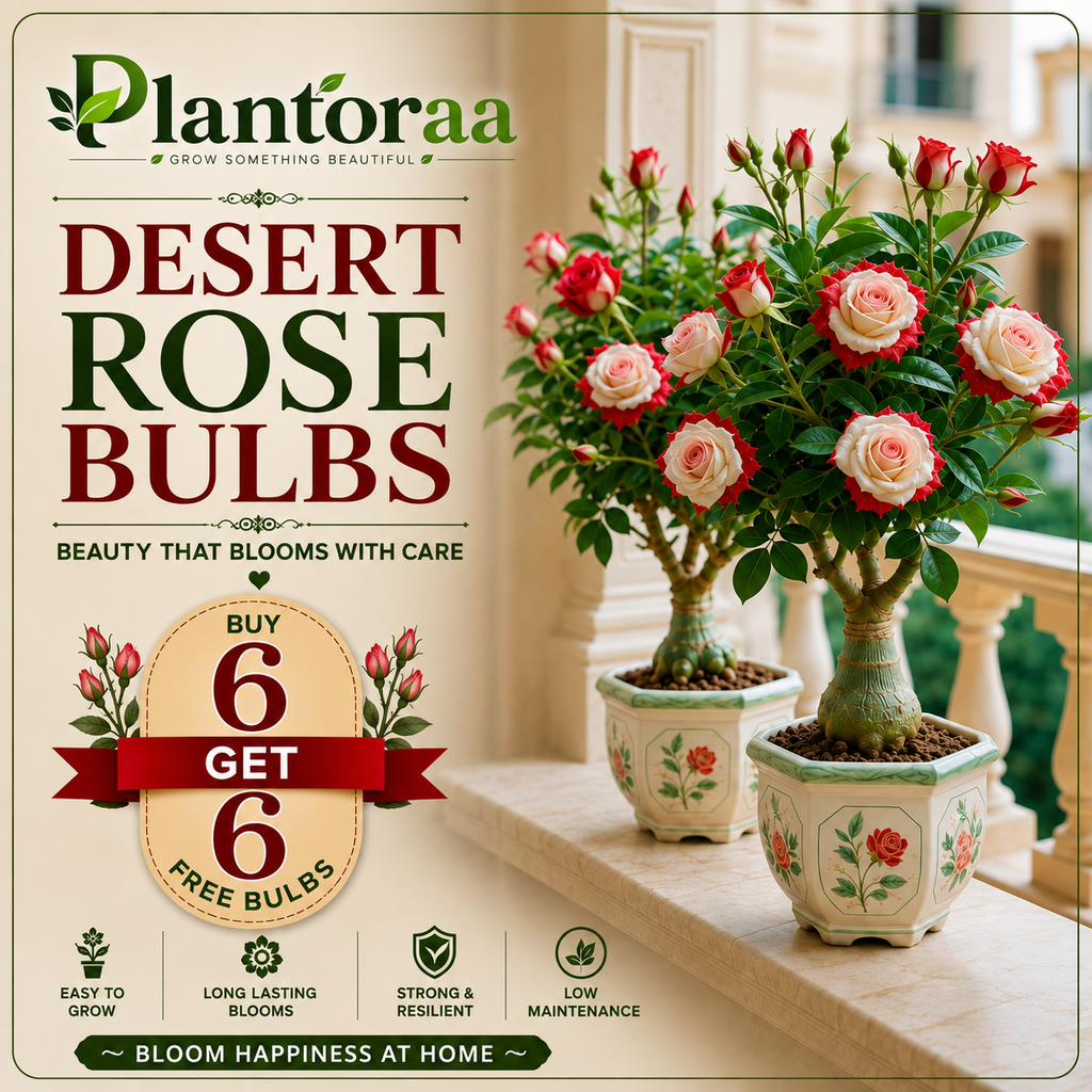 🥰HOT SALE 49% OFF🥰 🌵🌺DESERT ROSE BULBS🔥Buy 6 Get 6 Free Bulbs🔥